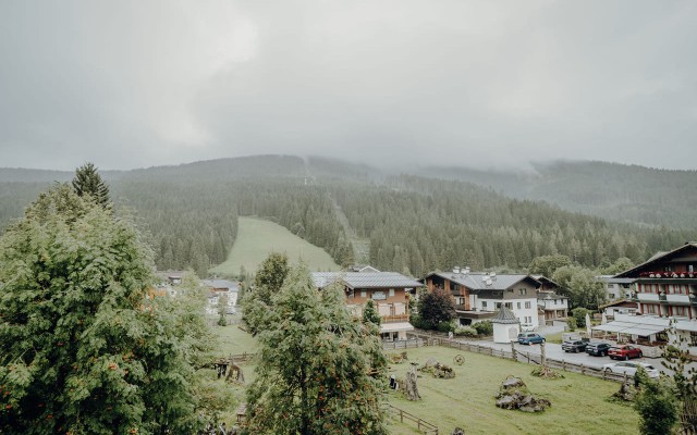 Ausblick vom großen Balkon